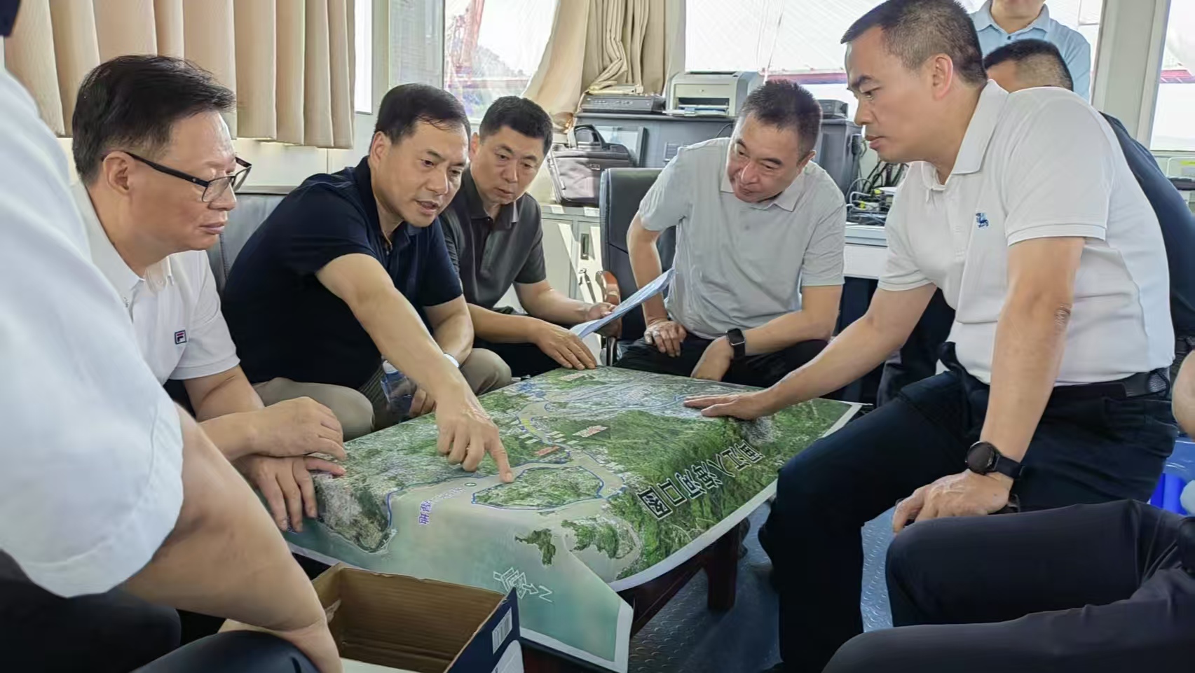 叶敏厅长赴福州调研推进闽江入海河口治理
