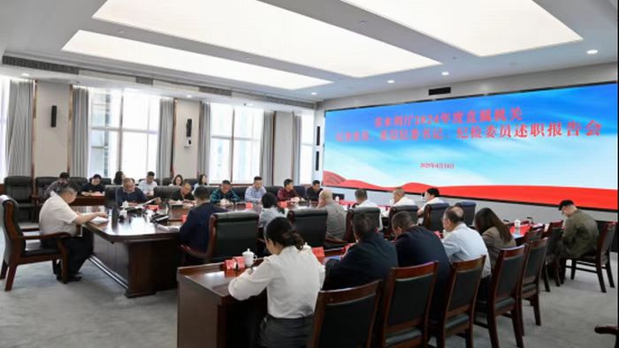 省水利厅召开2024年度直属机关纪委委员、基层纪委书记、纪检委员述职报告会